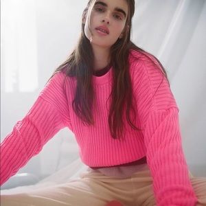 Urban Outfitters Big Sur Ribbed Pullover Sweater